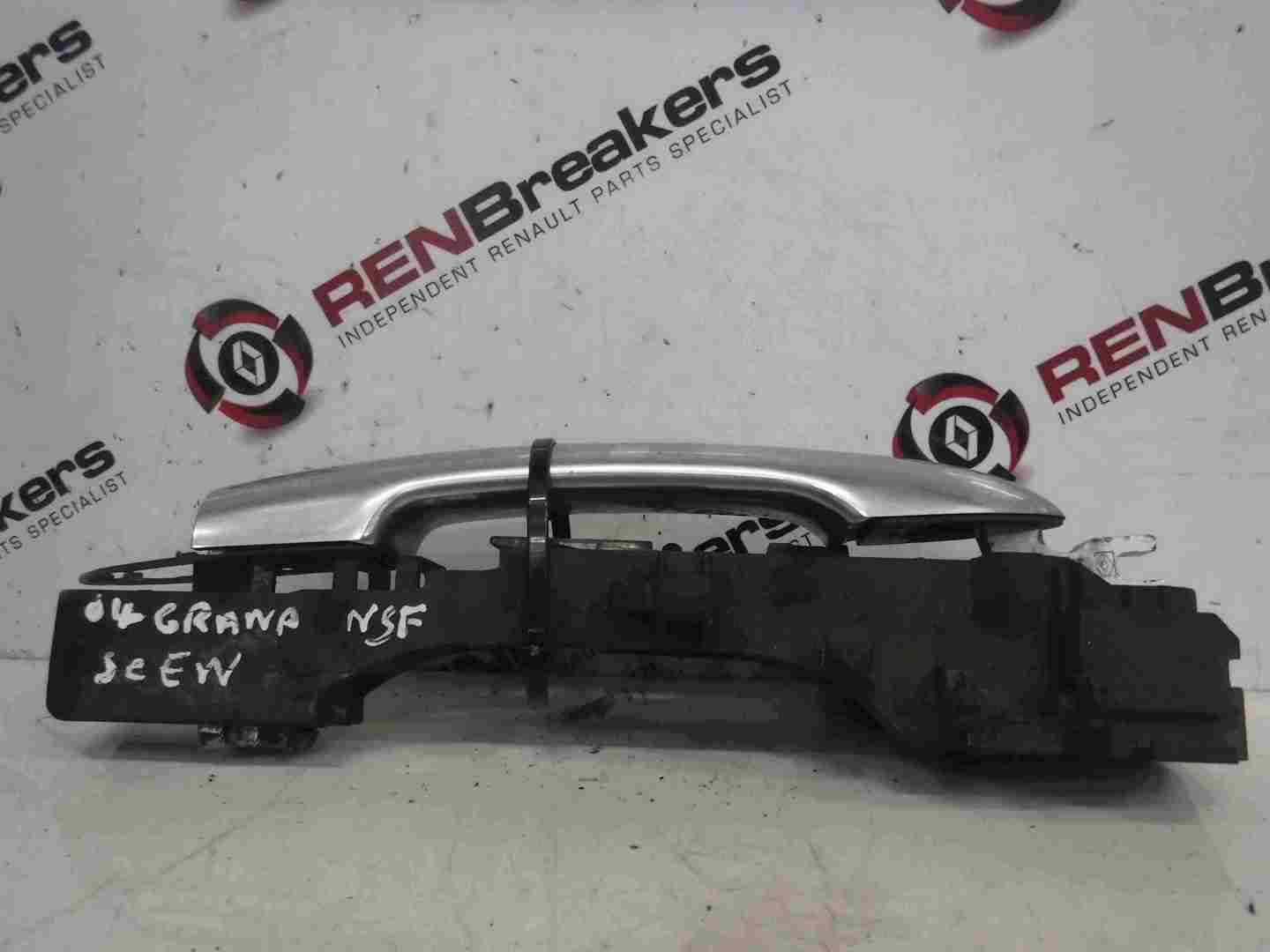 Renault Scenic 2003-2009 Passenger NSF Front Exterior Door Handle Chrome