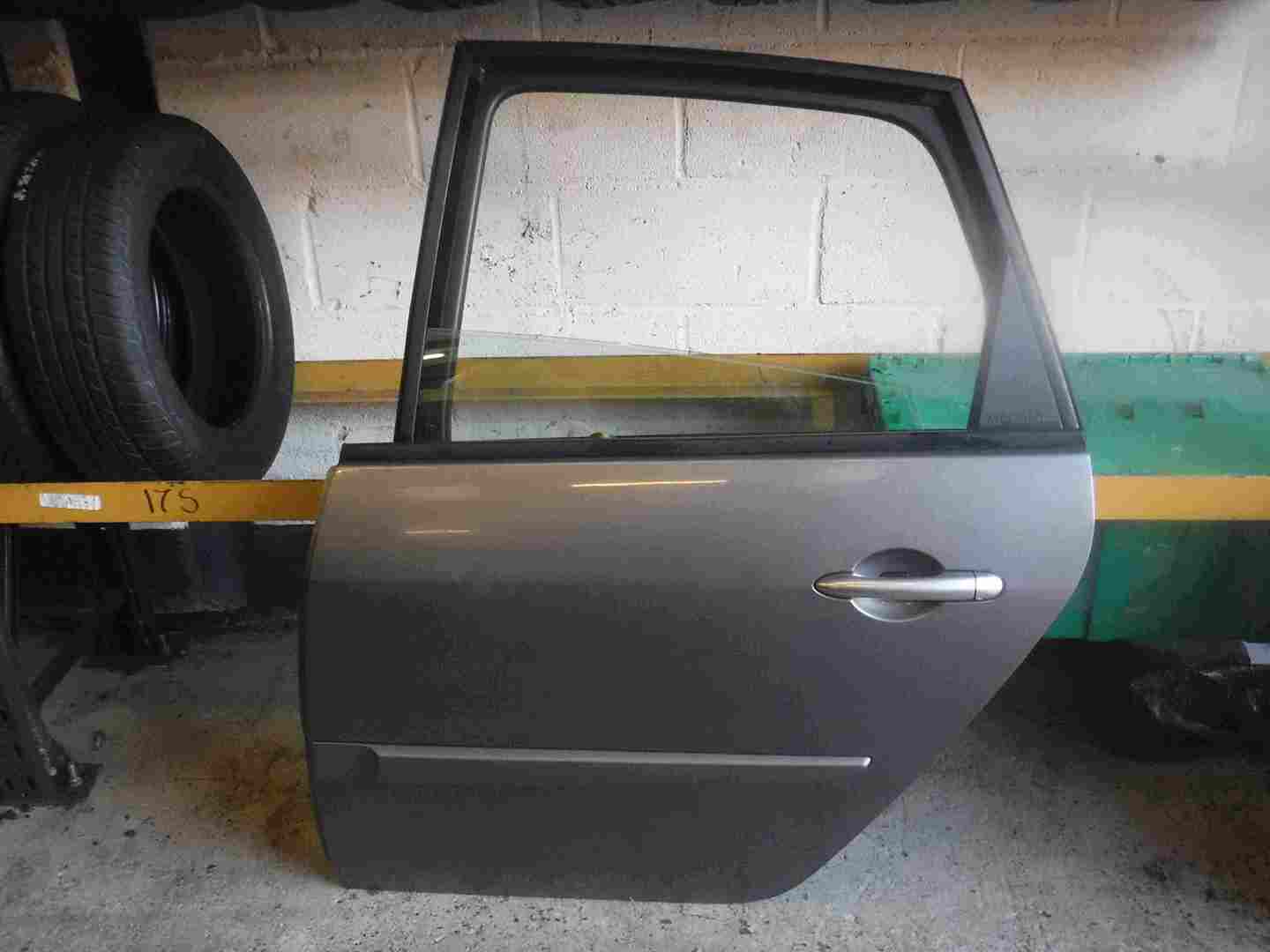 Renault Scenic 2003-2009 Passenger NSR Rear Door Grey 603