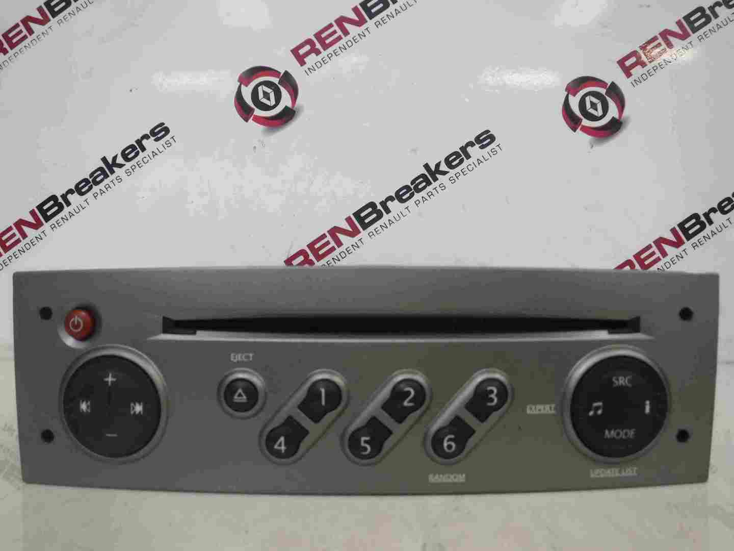 Renault Scenic 2003-2009 Radio Cd Player Update List Silver + Code
