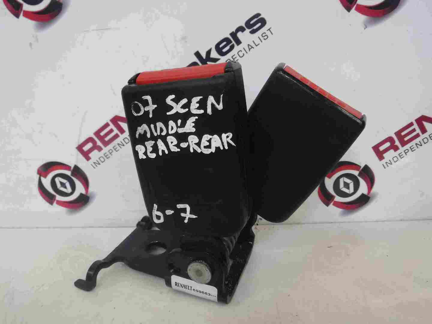 Renault Scenic 2003-2009 Rear Boot Seats Clip Anchor Buckle 6th 7th Chairs