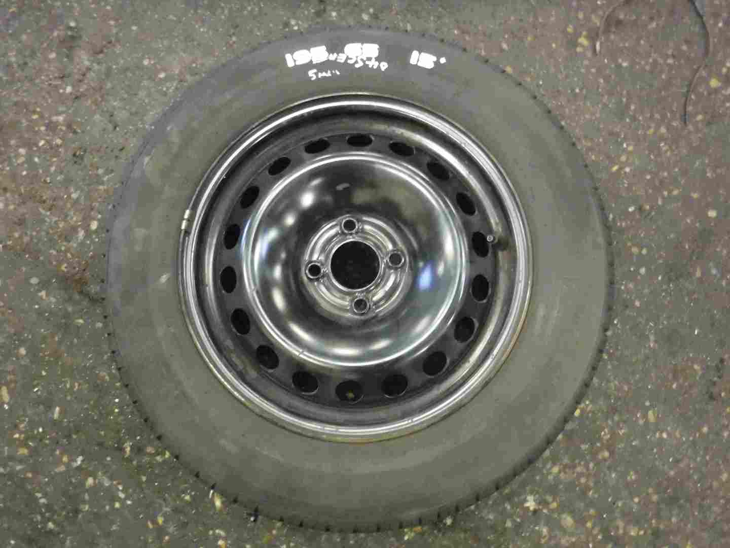 Renault Scenic 2003-2009 Spare Steel Wheel Rim + Tyre 195 65 15 5mm