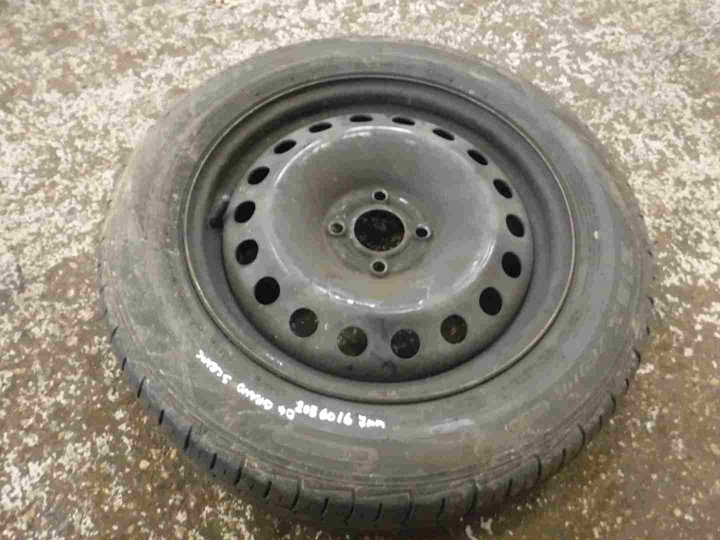 Renault Scenic 2003-2009 Spare Steel Wheel Rim + Tyre 205 60 16 7mm Tread