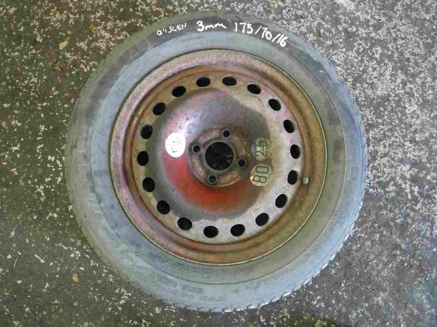 Renault Scenic 2003-2009 Spare Wheel Space Saver + Tyre 175 70 16 3mm