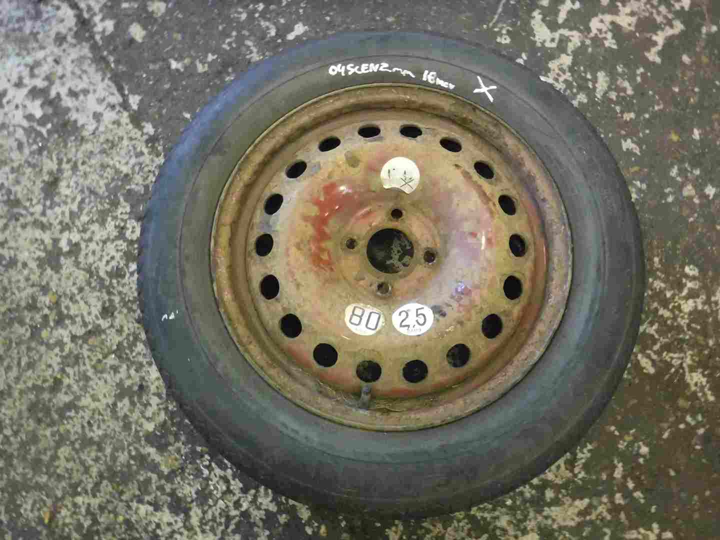 Renault Scenic 2003-2009 Spare Wheel Space Saver Wheel 16inch
