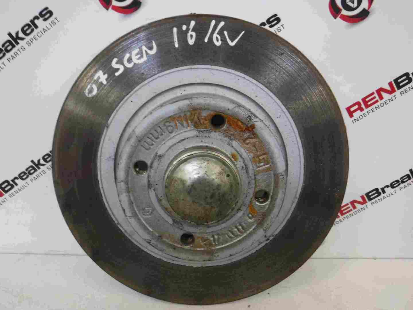 Renault Scenic 2006-2009 Drivers OSR Rear Disc Hub Axle