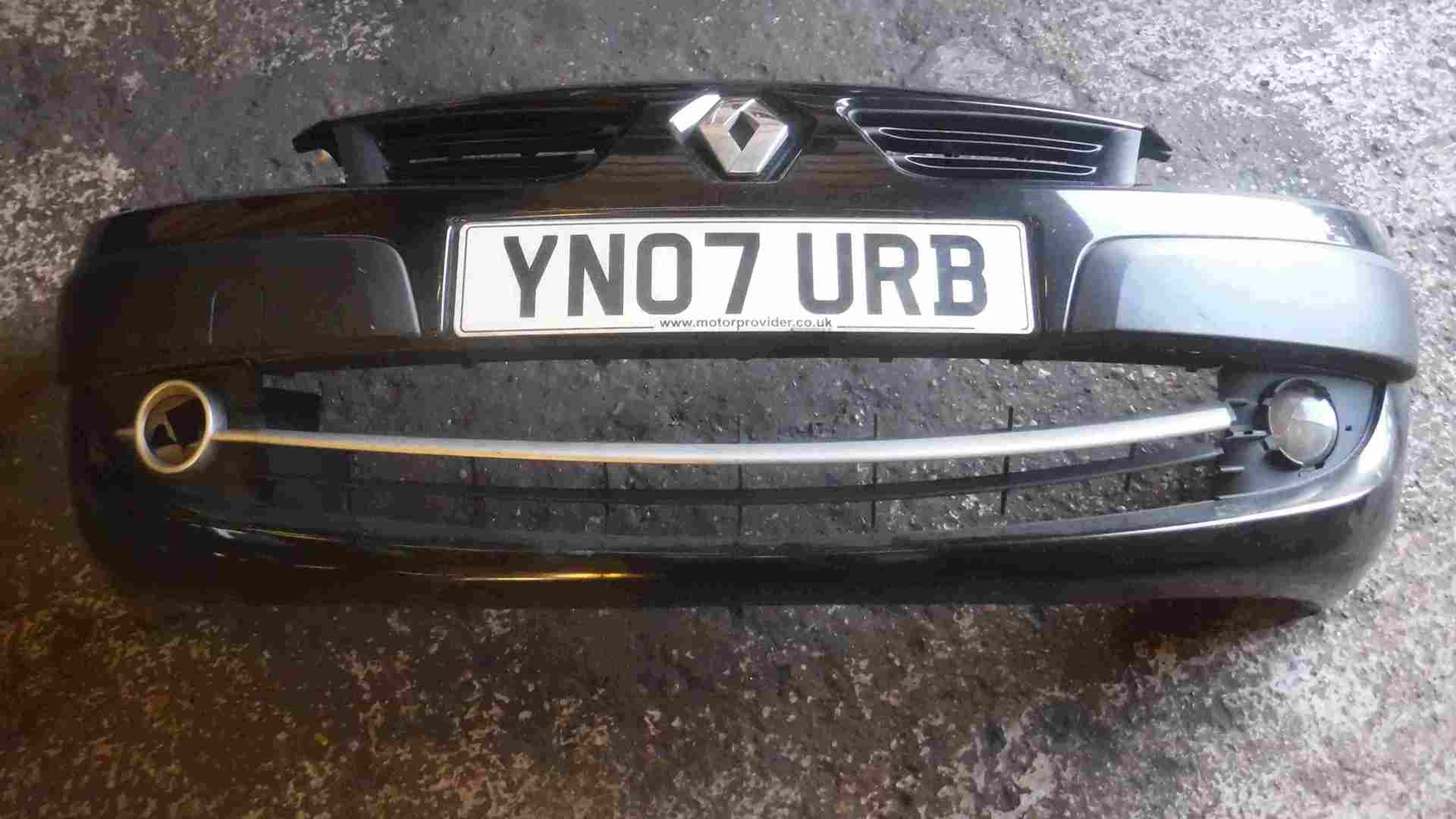 Renault Scenic 2006-2009 Front Bumper Black 676 FACELIFT