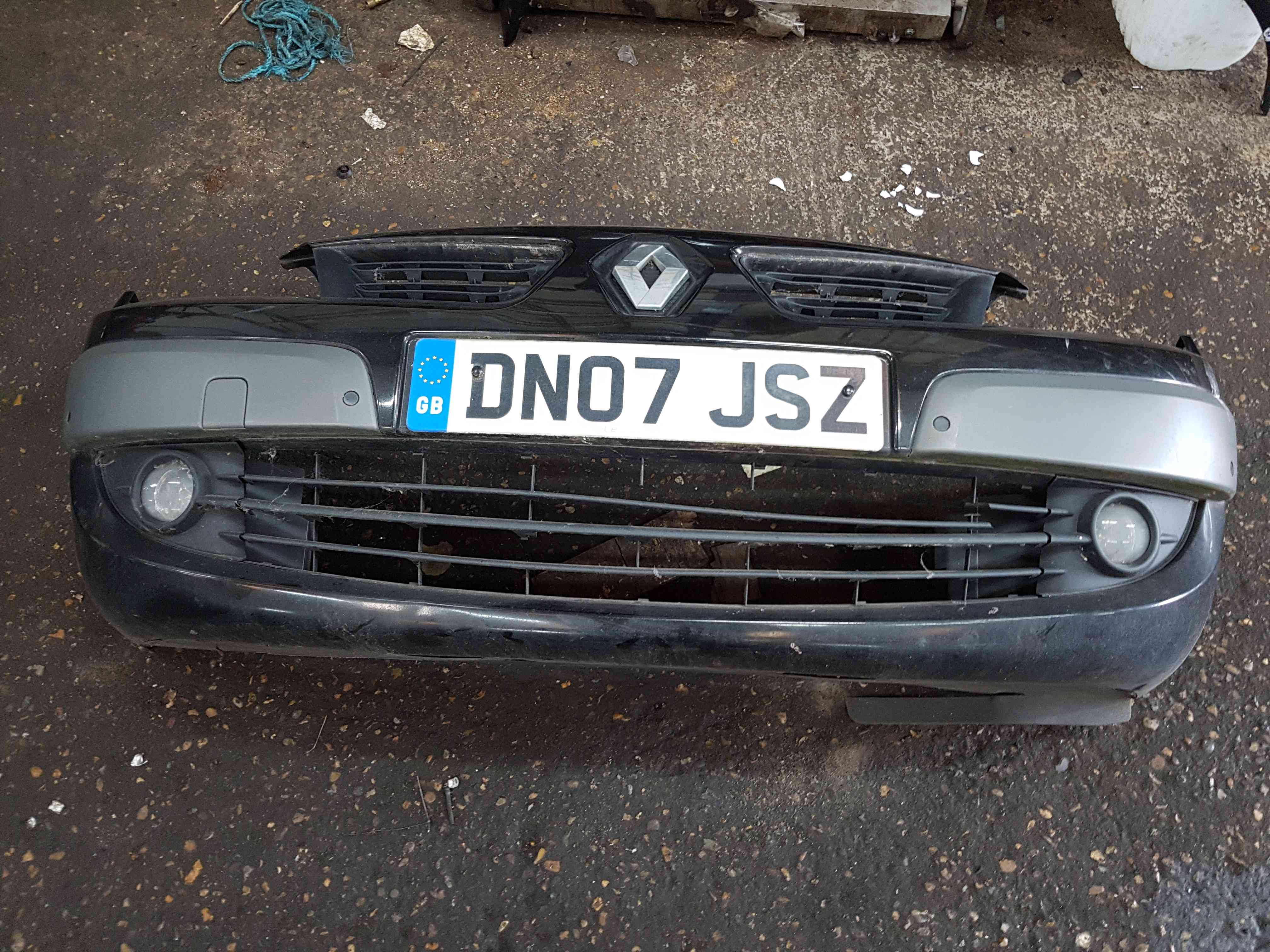 Thumb 2 Renault Scenic 2006-2009 Front Bumper Black 676 Facelift + Sensors