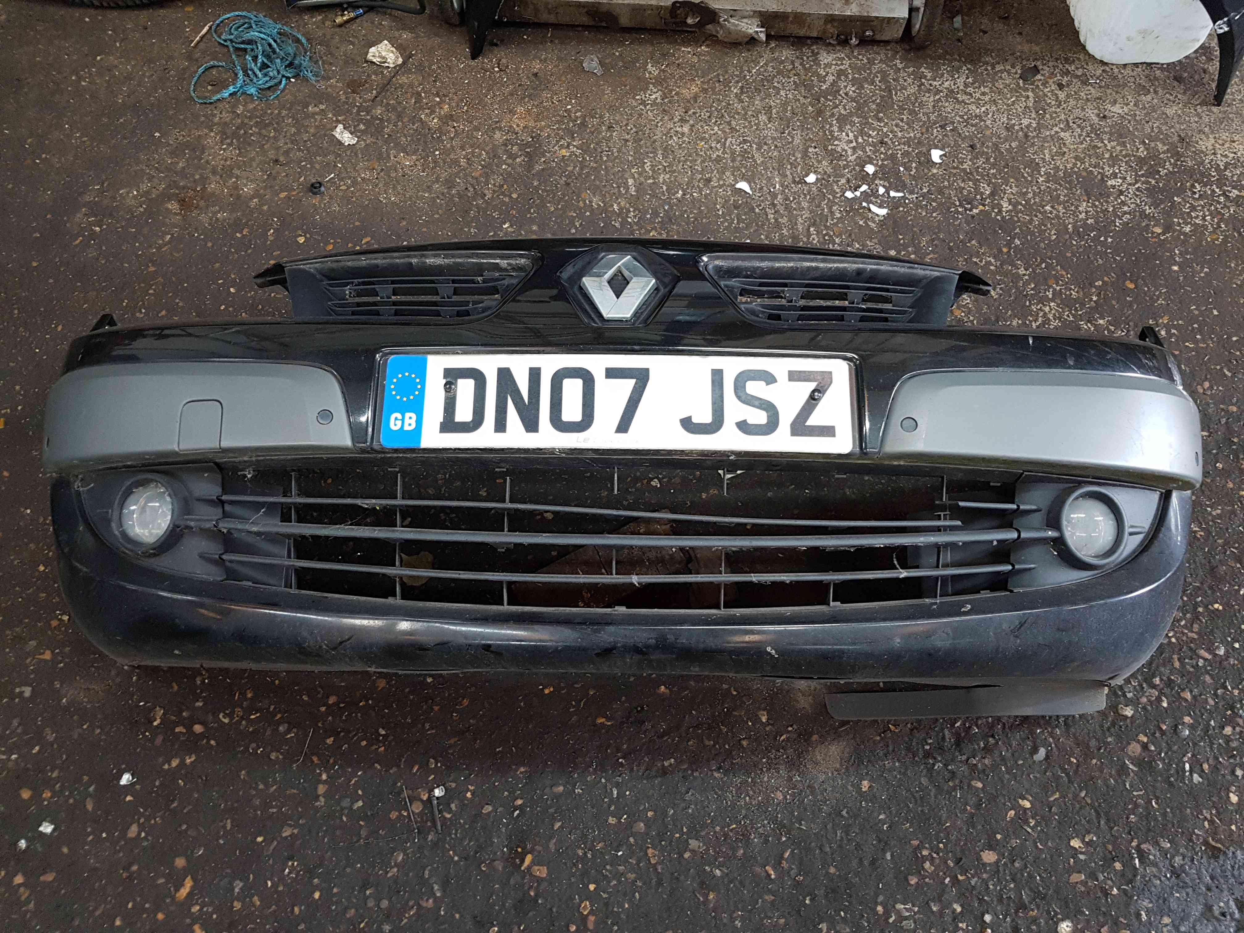 Thumb 3 Renault Scenic 2006-2009 Front Bumper Black 676 Facelift + Sensors