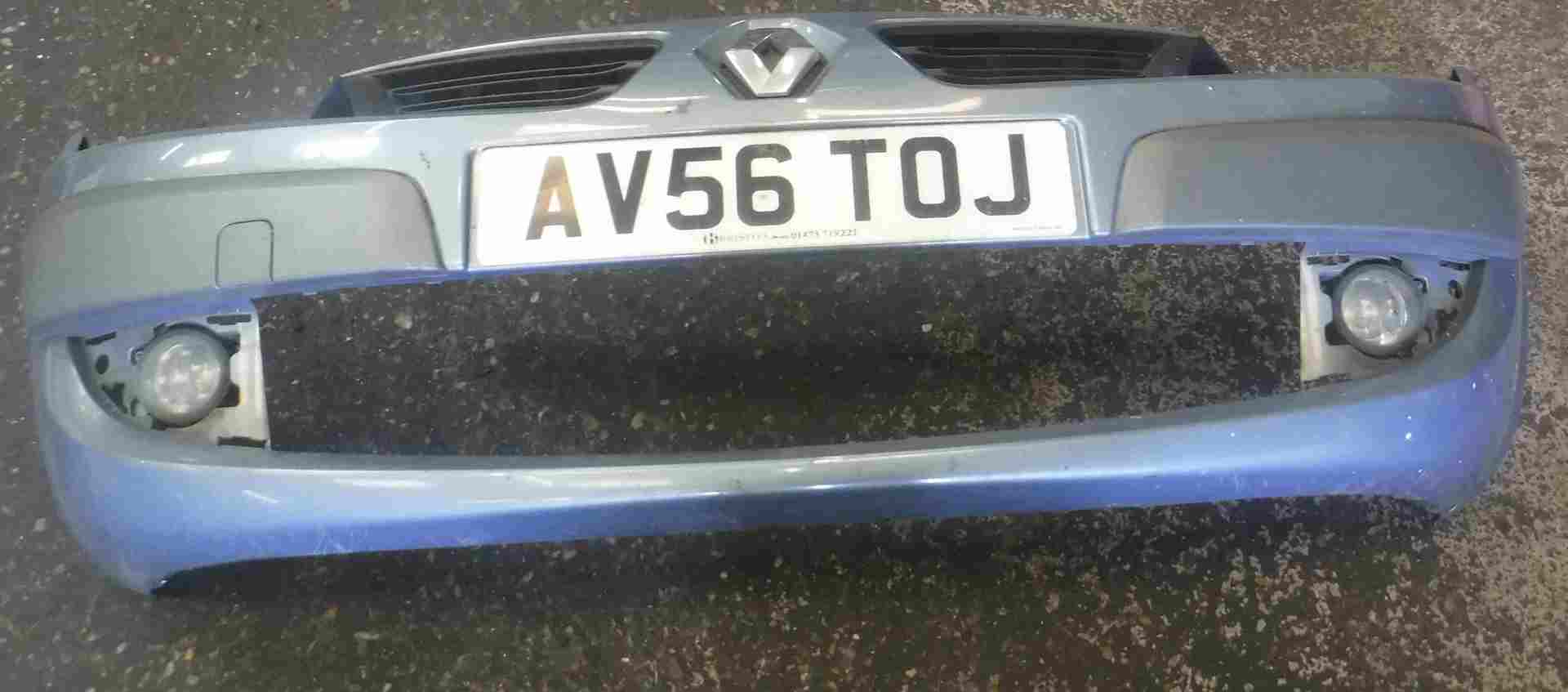 Renault Scenic 2006-2009 Front Bumper Purple Blue TED47