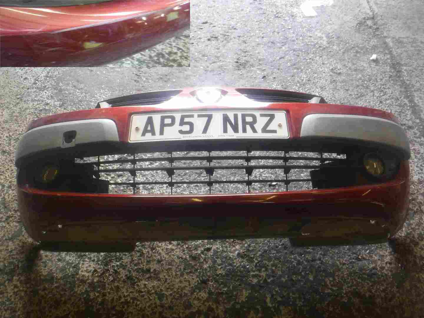Renault Scenic 2006-2009 Front Bumper Red TENNG