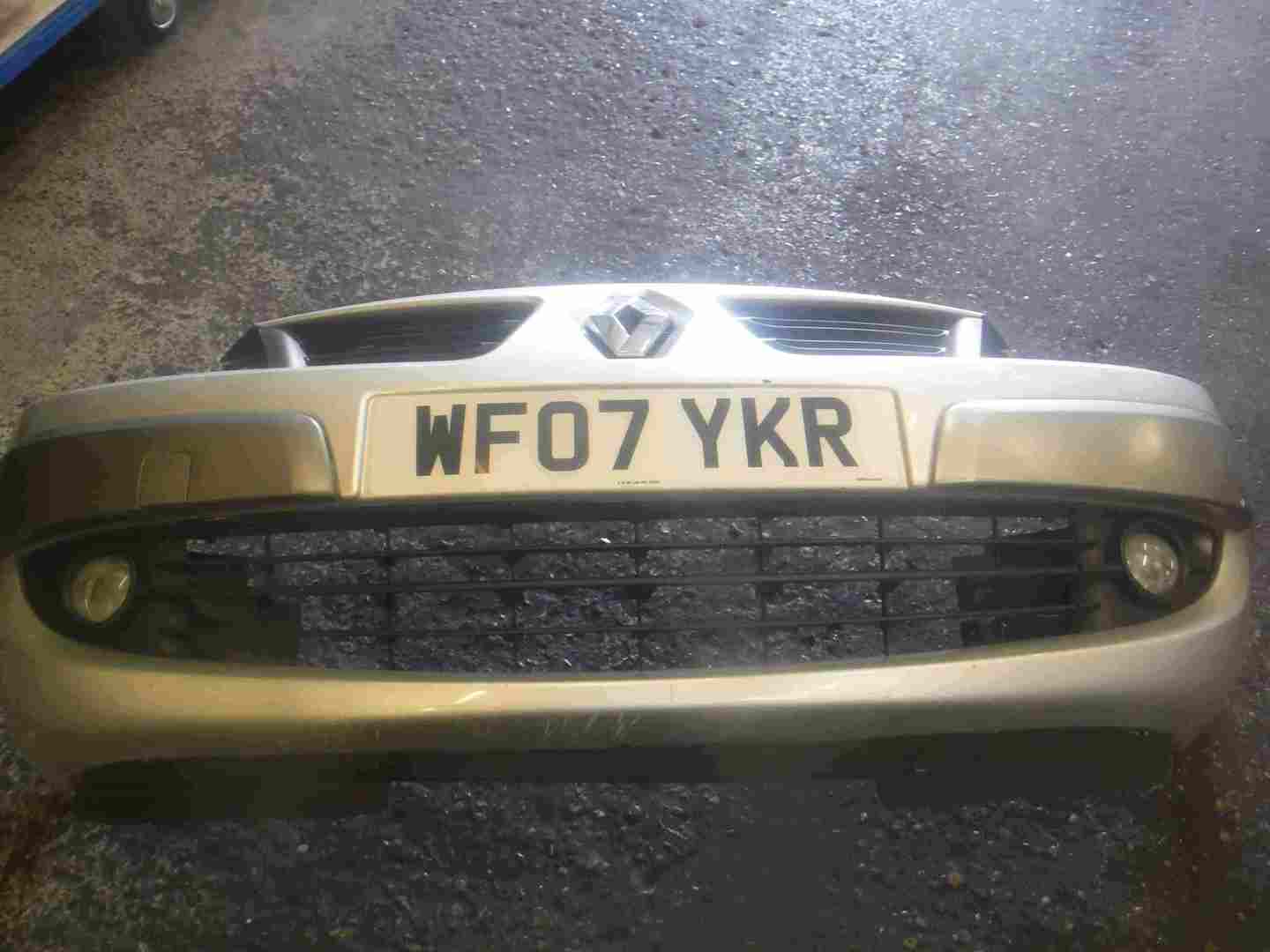 Renault Scenic 2006-2009 Front Bumper Silver TED69