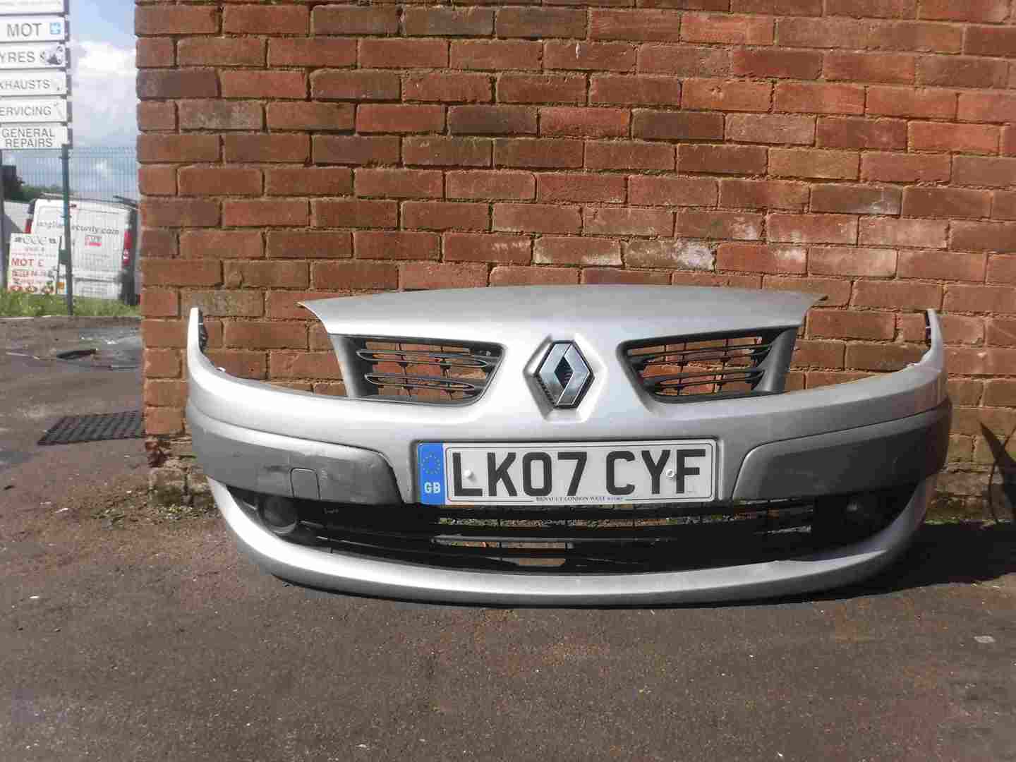 Renault Scenic 2006-2009 Front Bumper Silver TED69 FACELIFT TED69 Silver