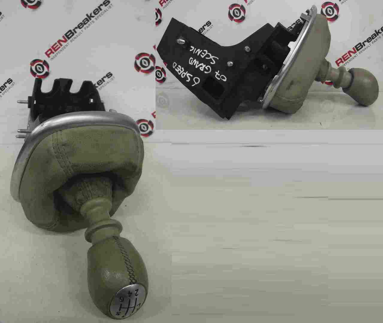 Renault Scenic 2006-2009 Gearstick Mechanism 6 Speed Beige 8200666634