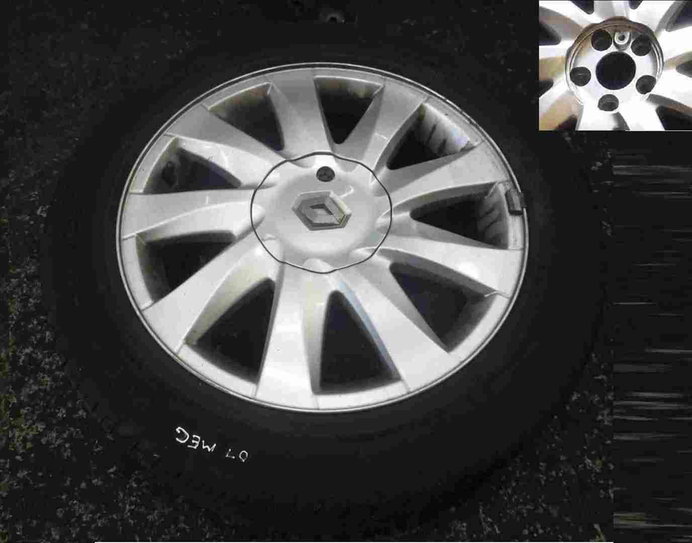 Renault Scenic 2006-2009 Kubera Alloy Wheel 16inch 5 STUD