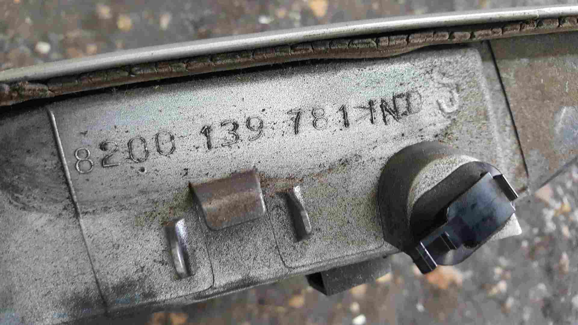 Thumb 5 Renault Scenic 2006-2009 Rear Tailgate Number Plate Holder Trim Silver