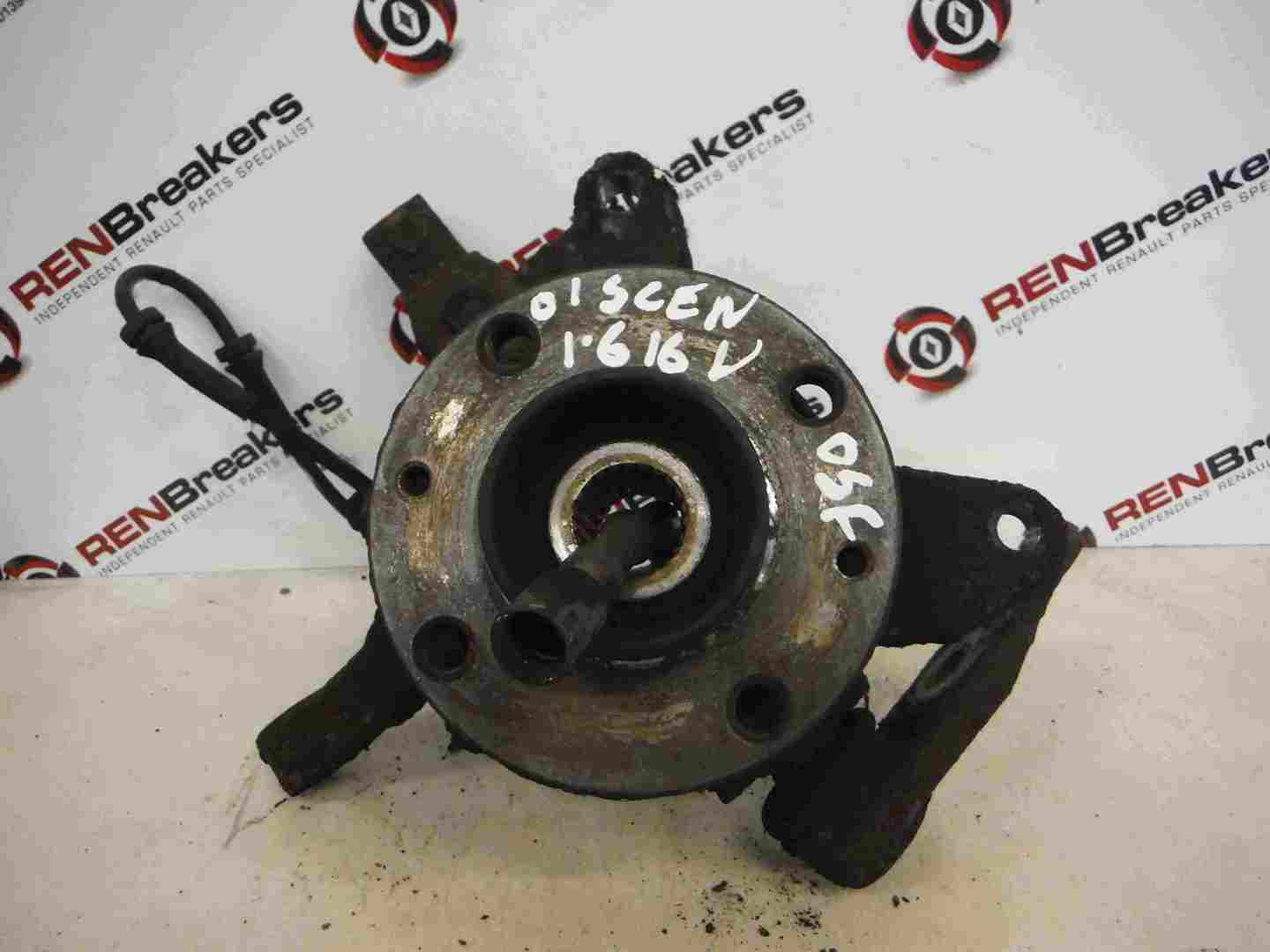 Renault Scenic Auto 1999-2003 1.6 16v Drivers OSF Front Wheel Hub + ABS Sensor