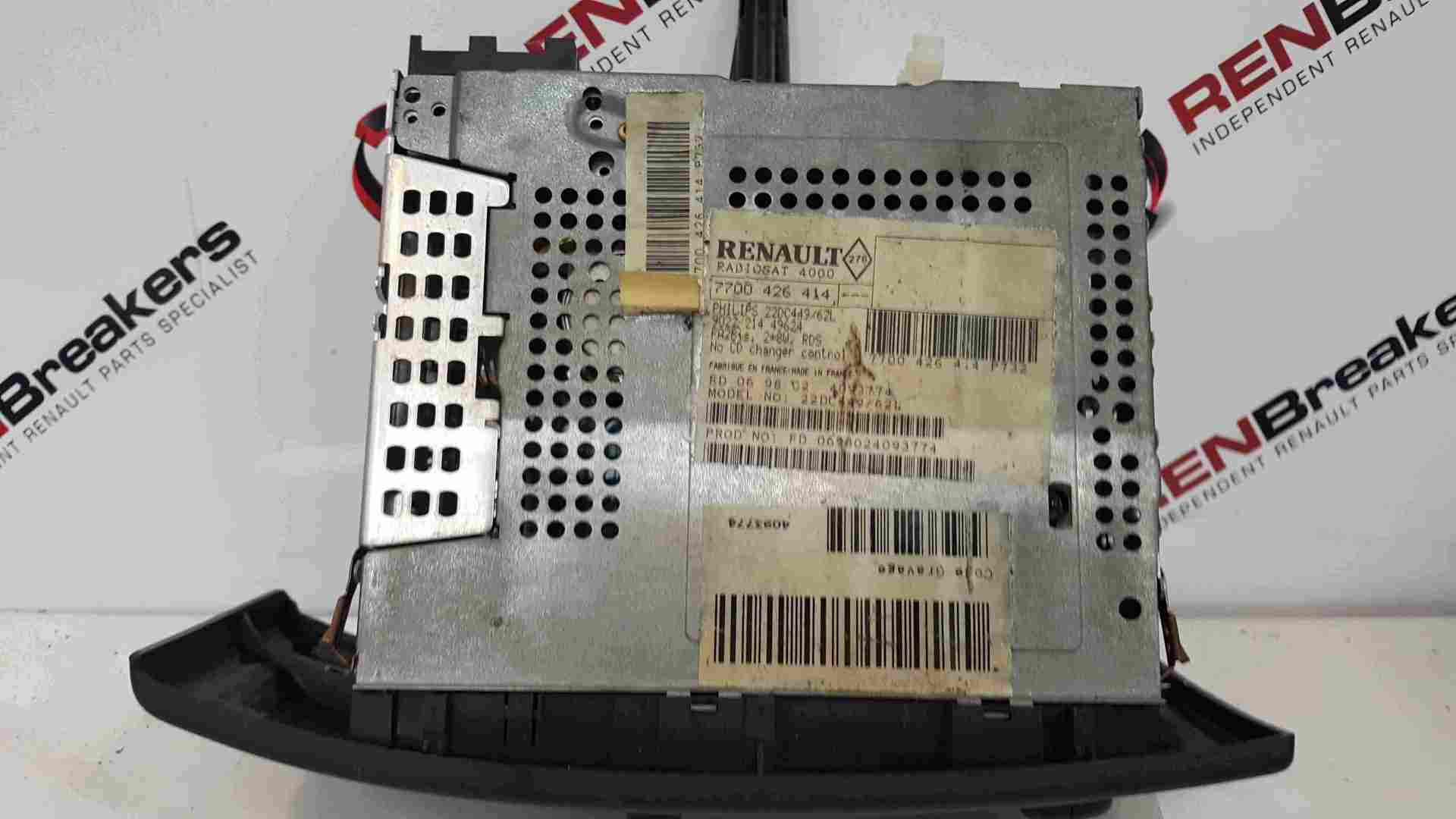 Thumb 3 Renault Scenic MK1 1997-1999 Tape Casette Radio Player + Code 7700426414