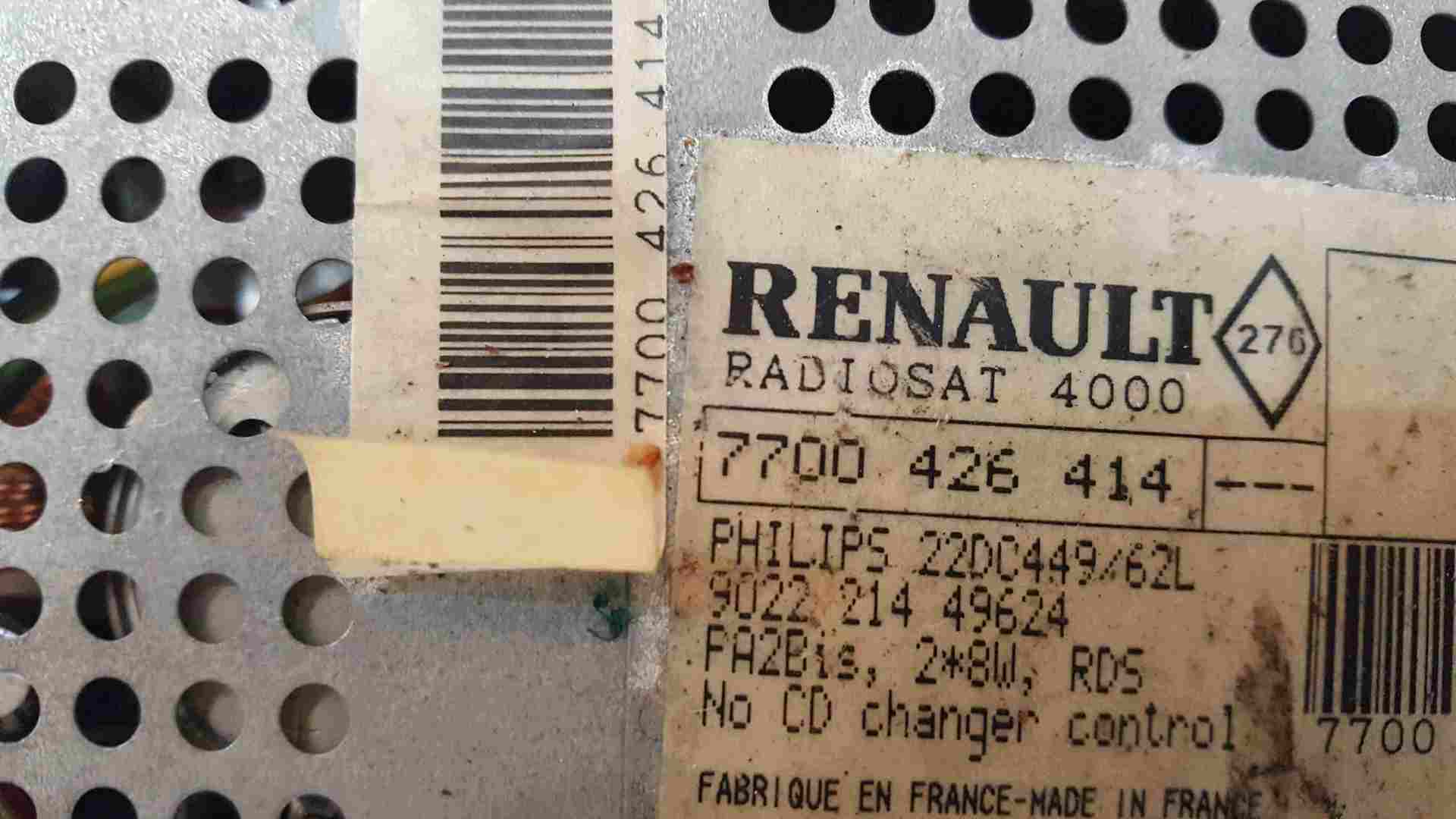 Thumb 2 Renault Scenic MK1 1997-1999 Tape Casette Radio Player + Code 7700426414