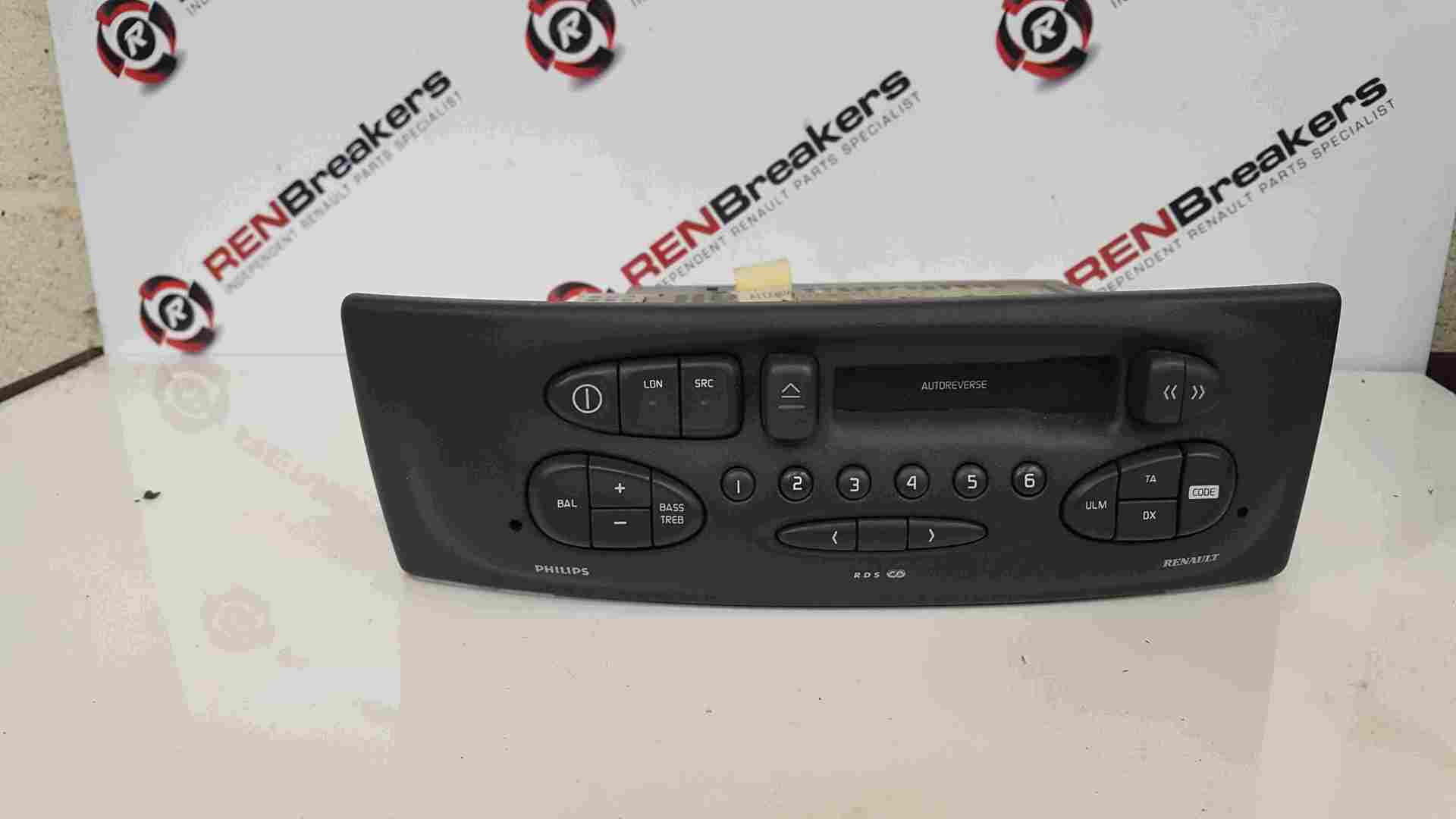 Renault Scenic MK1 1997-1999 Tape Casette Radio Player + Code 7700426414