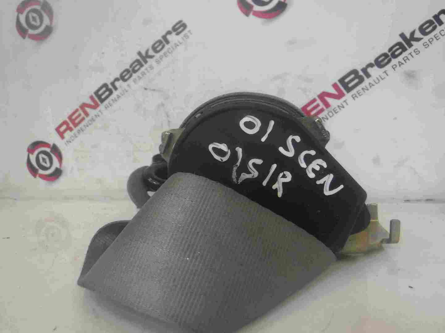 Renault Scenic MK1 1999-2003 Drivers OSR Rear Seat Belt Grey