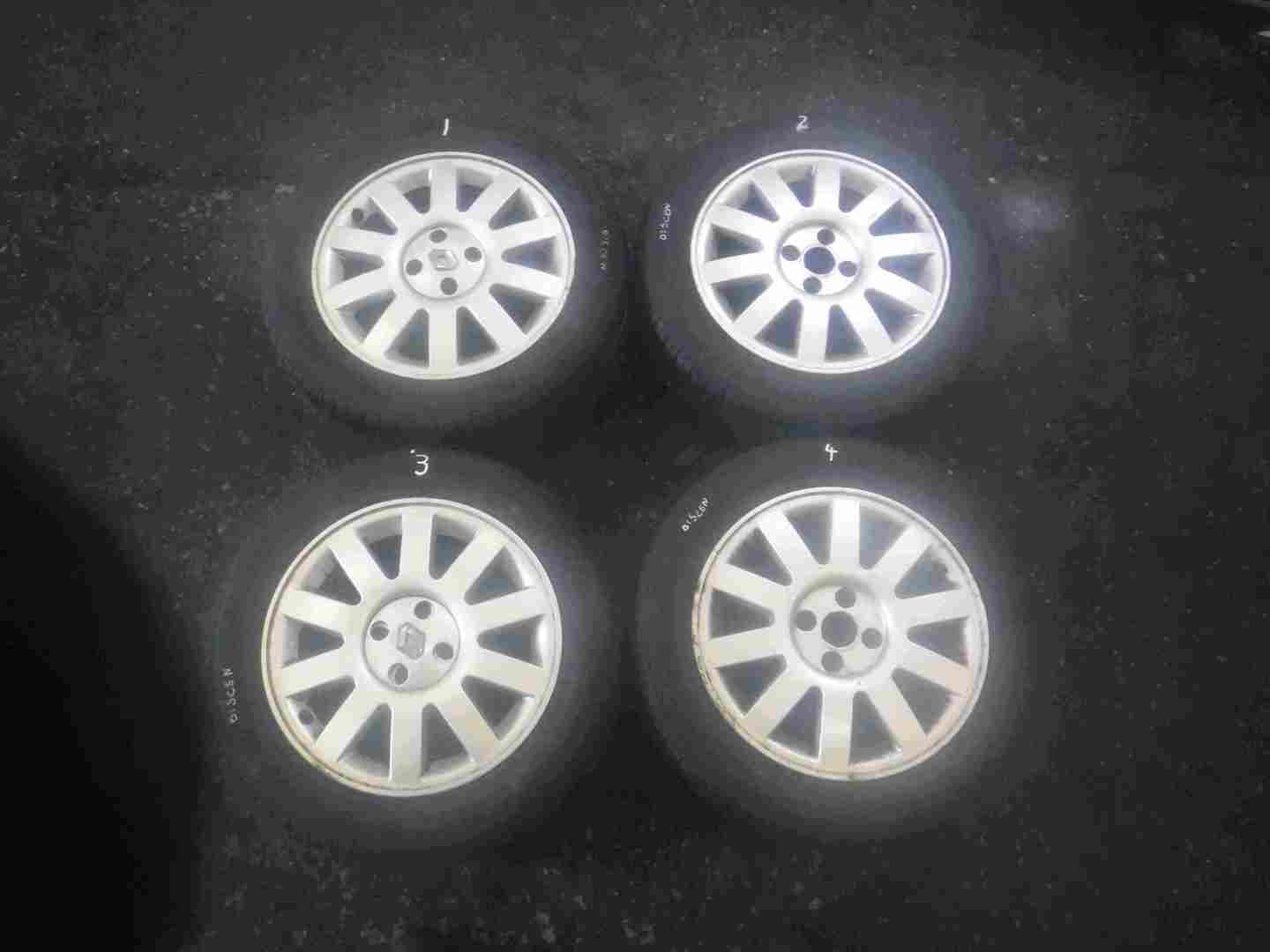 Renault Scenic MK1 1999-2003 Ostra Alloy Wheels Set X4 + Tyres 205 55 16