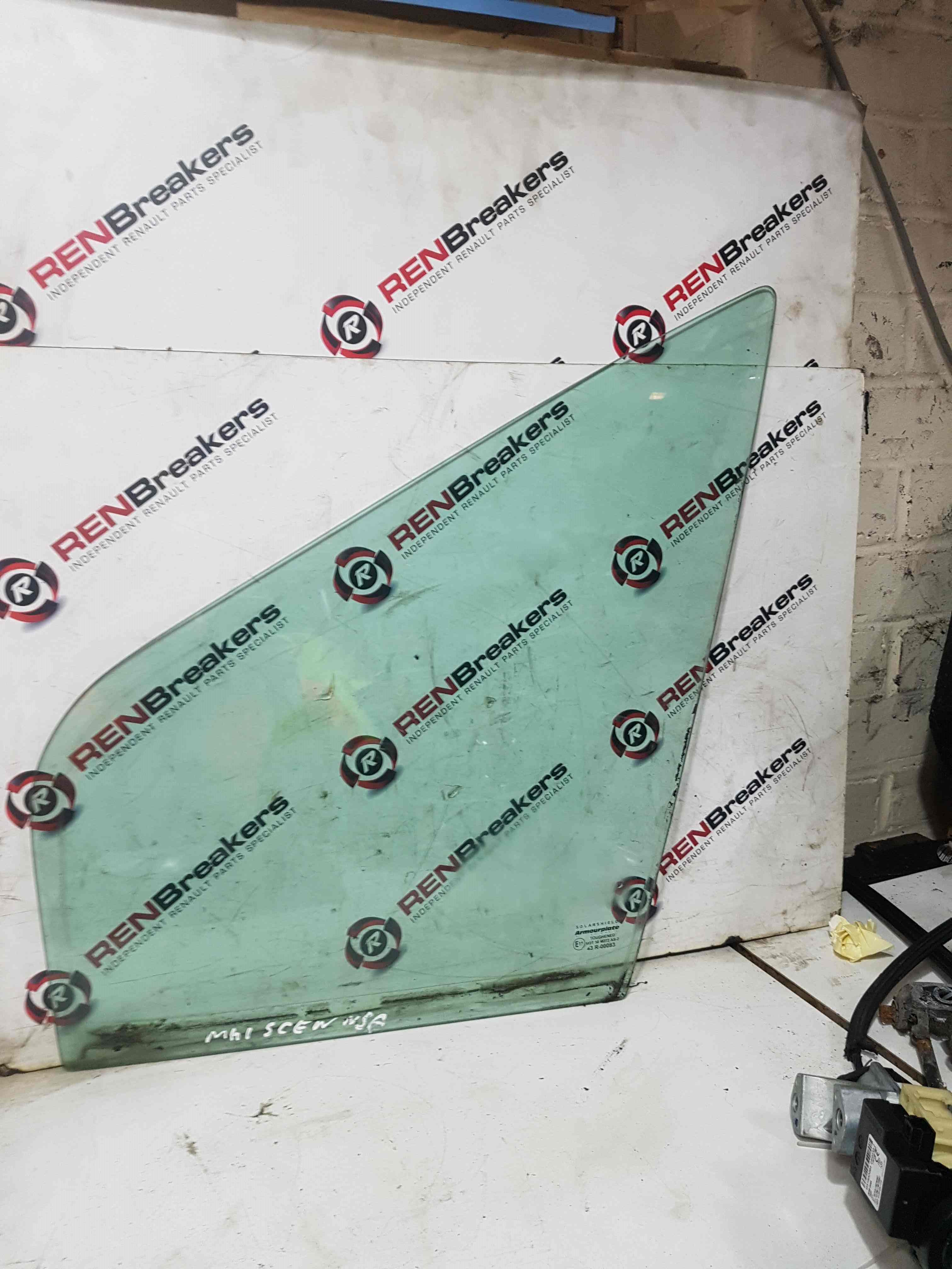 Renault Scenic MK1 1999-2003 Passenger NSF Front Window Glass Small