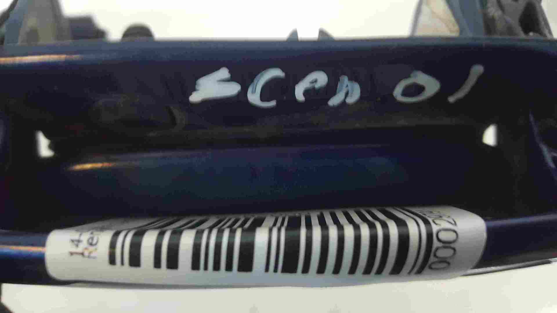 Thumb 2 Renault Scenic MK1 1999-2003 Passenger NSR Rear Exterior Door Handle Blue TED44