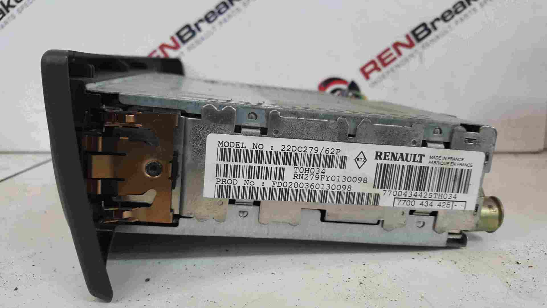 Thumb 2 Renault Scenic MK1 1999-2003 Radio Cd Player Tuner List 7700434425