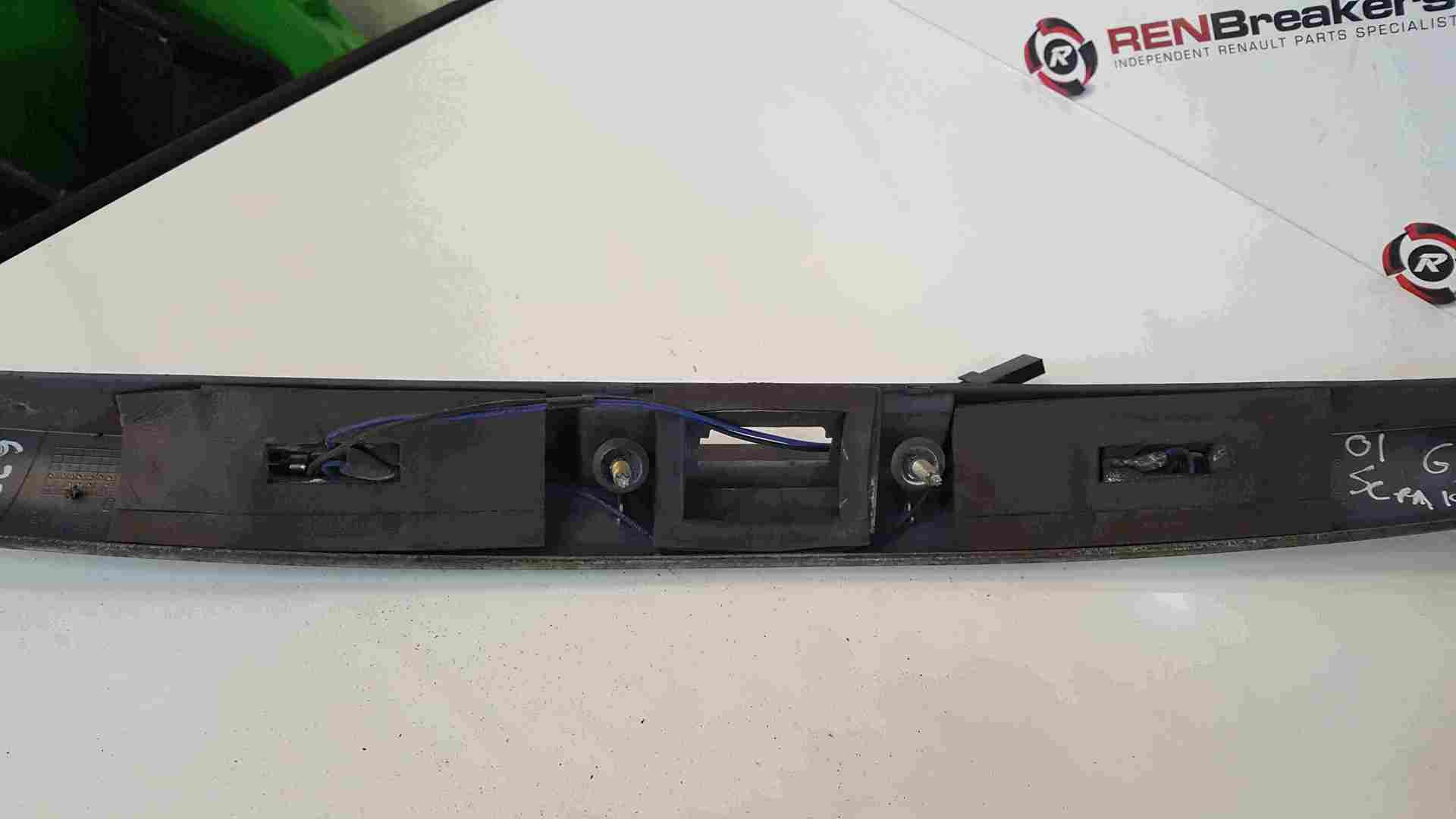 Thumb 2 Renault Scenic MK1 1999-2003 Rear Panel Number Plate Lights Silver 632