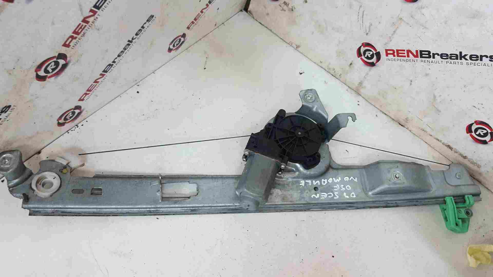 Renault Scenic MK2 2003-2009 Drivers OSF Front Motor Regulator 2 PIN