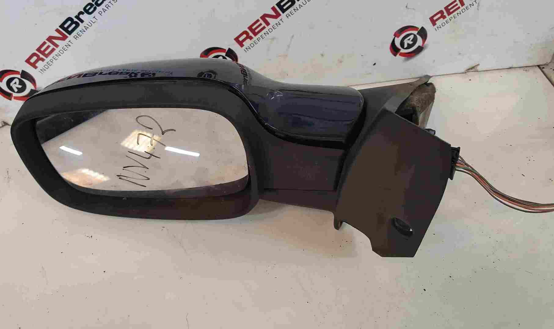 Thumb 2 Renault Scenic MK2 2003-2009 Passenger NS Wing Mirror Blue 472