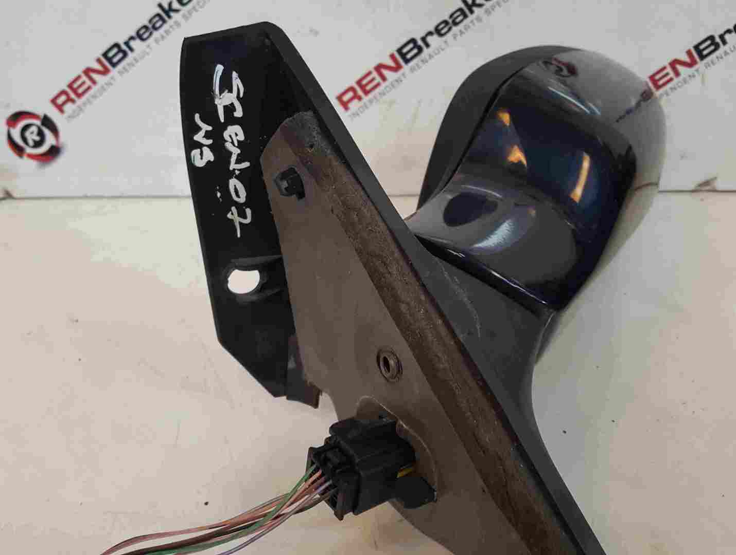 Thumb 3 Renault Scenic MK2 2003-2009 Passenger NS Wing Mirror Blue 472