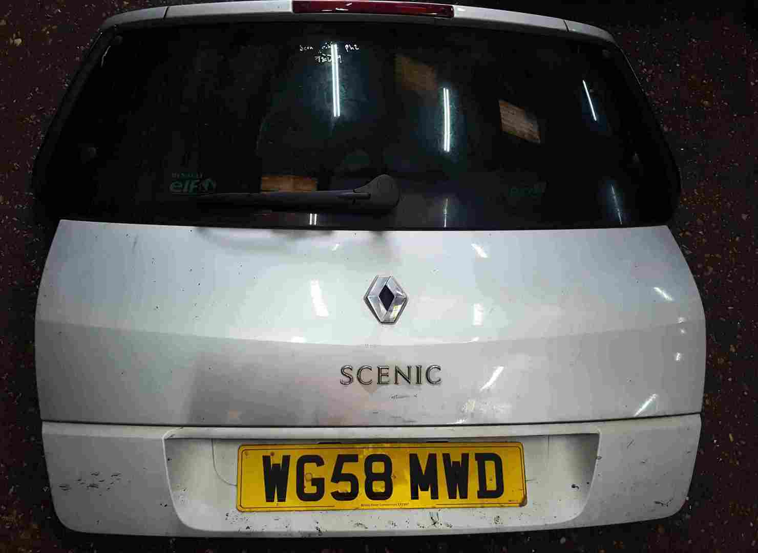 Thumb 5 Renault Scenic MK2 2003-2009 Rear Tailgate Boot Lid Silver TED69 LIFT UP GLASS