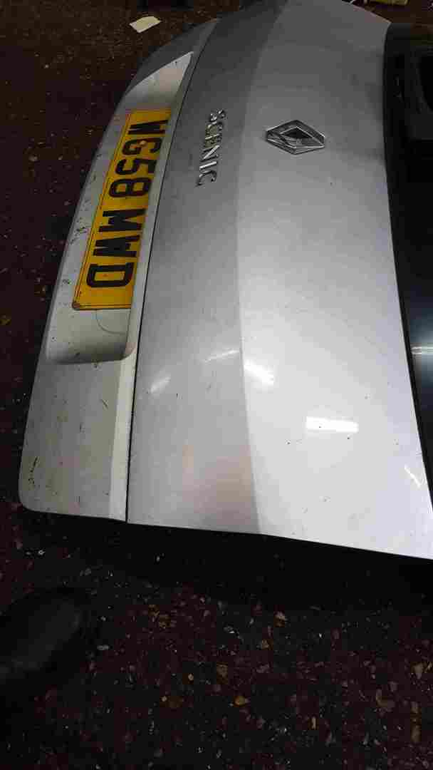 Thumb 2 Renault Scenic MK2 2003-2009 Rear Tailgate Boot Lid Silver TED69 LIFT UP GLASS