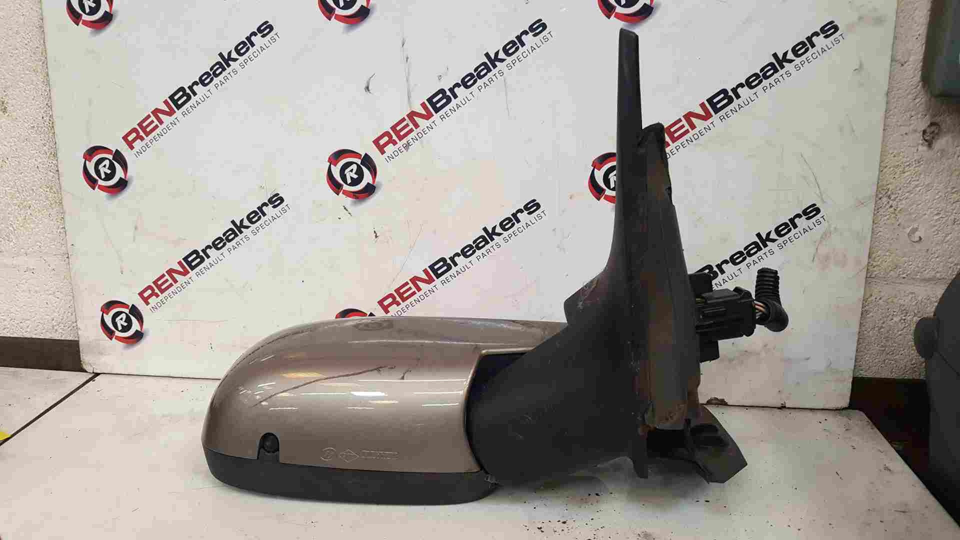 Thumb 3 Renault Scenic MK2 2006-2009 Drivers Os Wing Mirror Beige Tehnk Electric