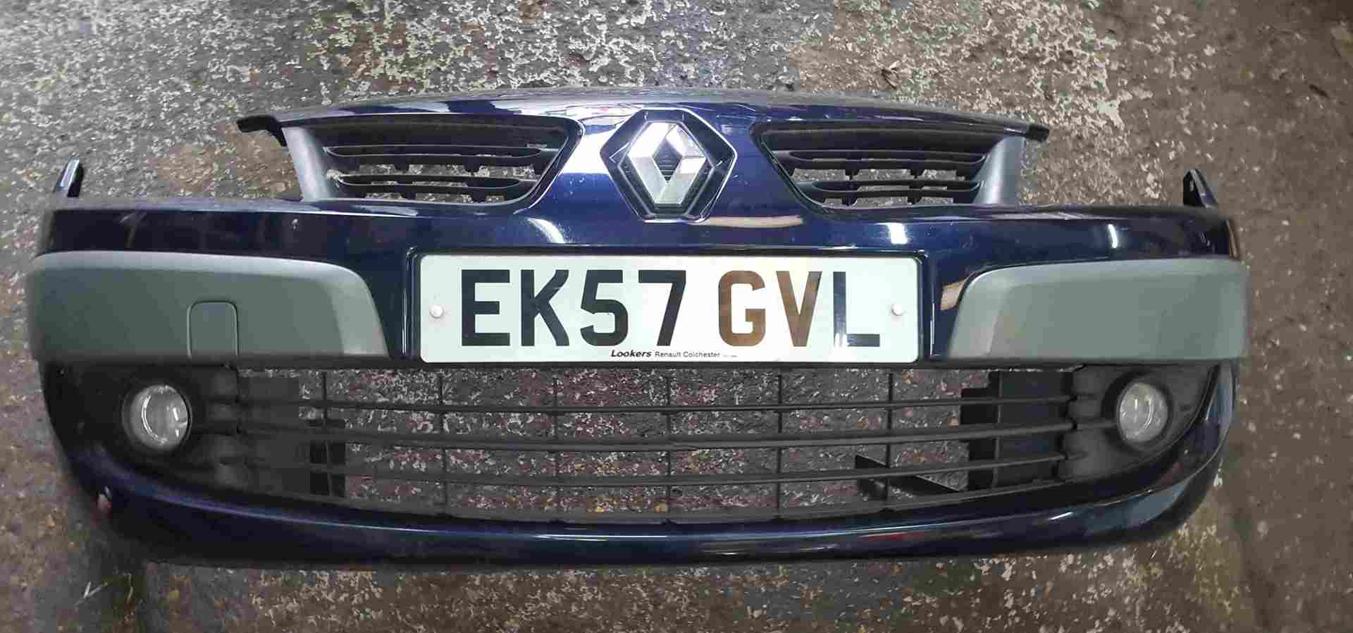 Thumb 3 Renault Scenic MK2 2006-2009 Front Bumper Blue NV472