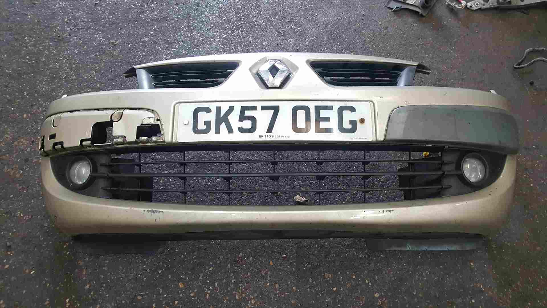 Renault Scenic MK2 2006-2009 Front Bumper Gold TED11 FACELIFT