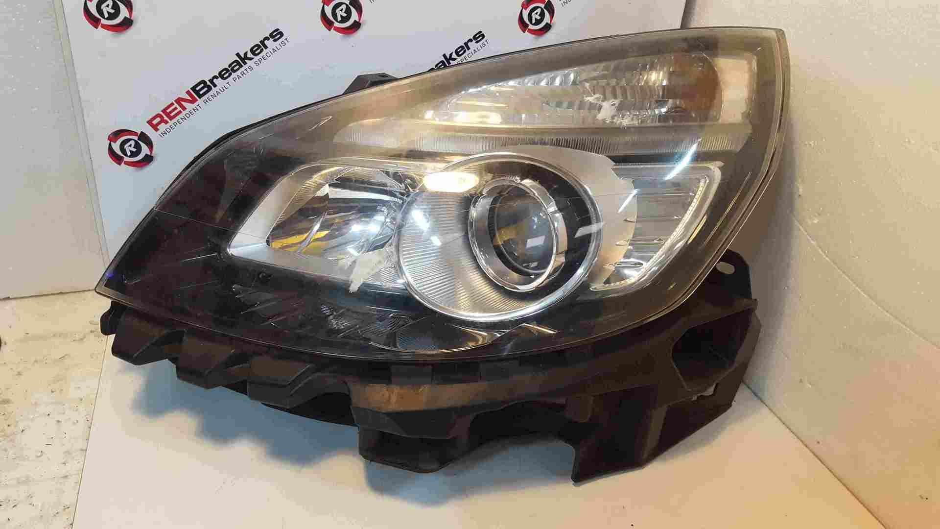 Renault Scenic MK2 2006-2009 Passenger NSF Front Headlight Black Backing