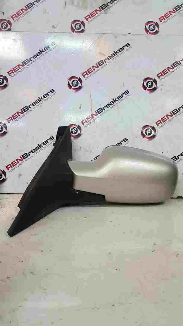 Renault Scenic MK2 2006-2009 Passenger Ns Wing Mirror Gold Silver Ted11