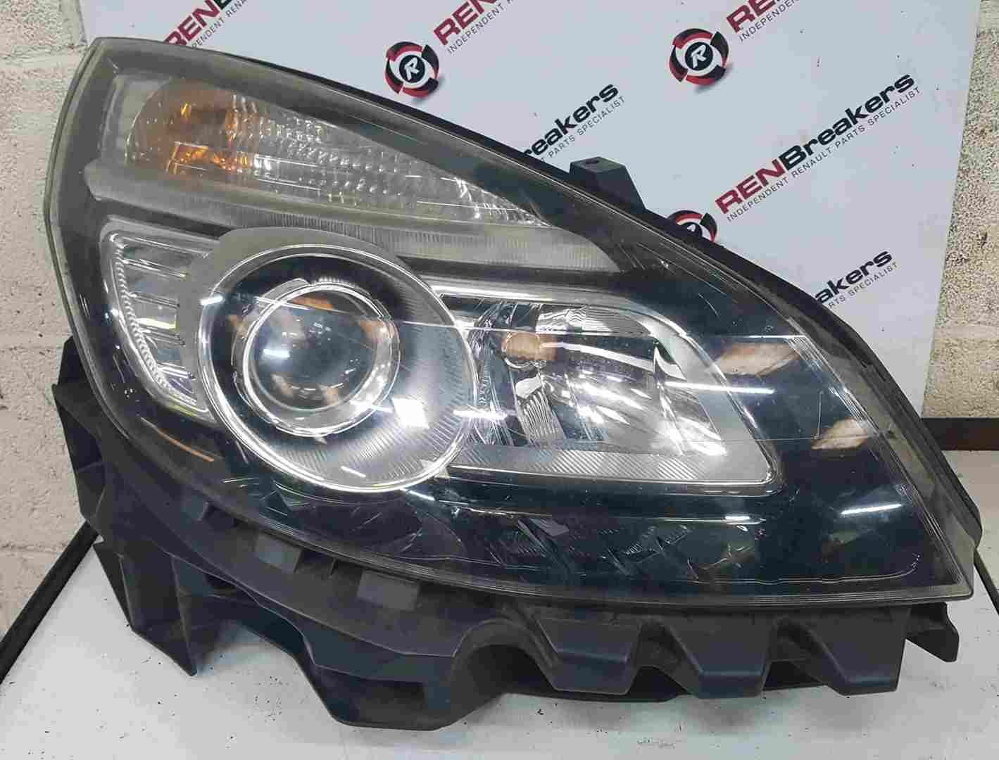 Thumb 4 Renault Scenic MK3 2006-2009 Drivers OSF Front Headlight Black Backing