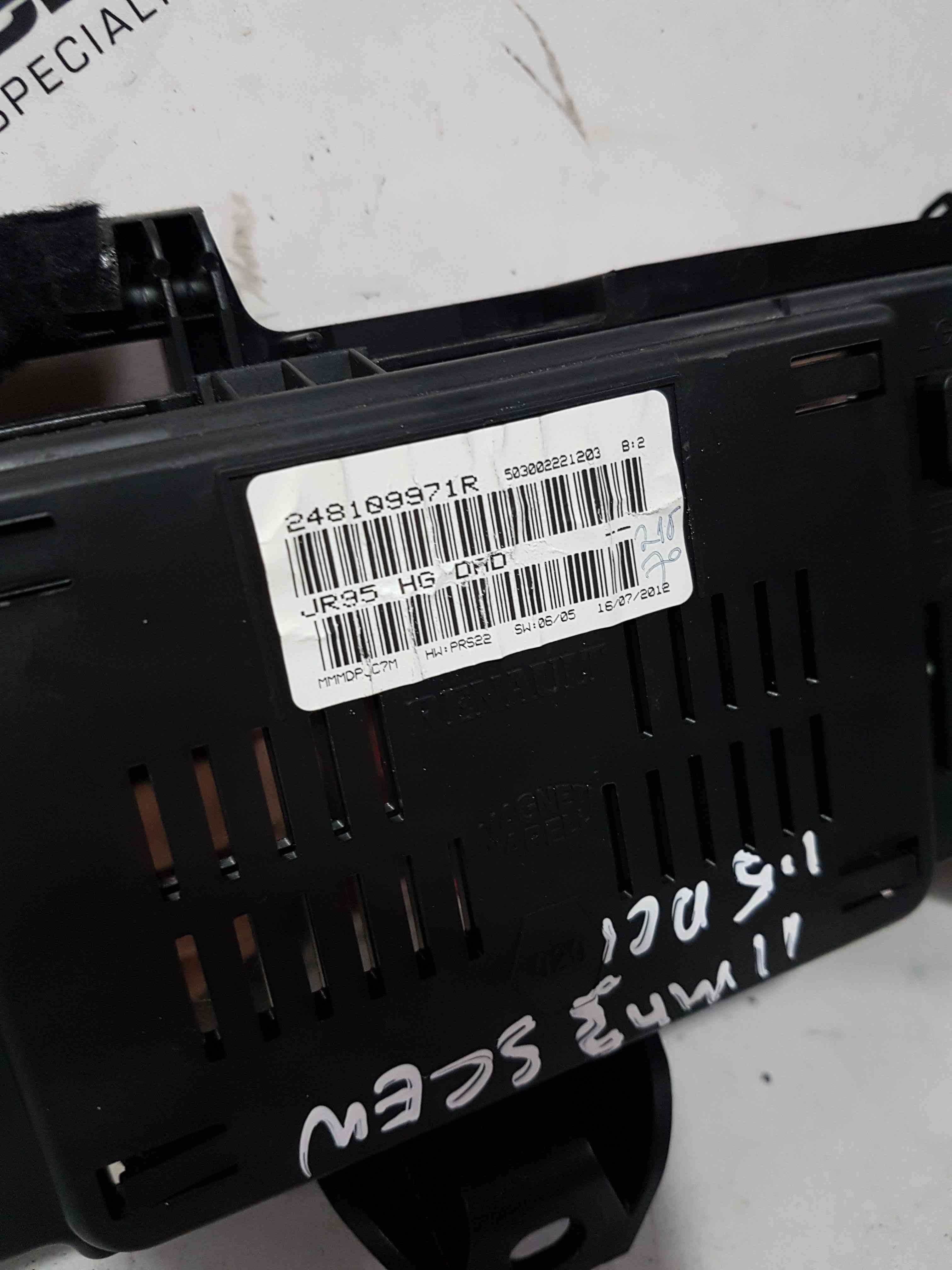 Thumb 2 Renault Scenic MK3 2009-2013 Dashboard Instrument Panel Clocks 248109971R 116k
