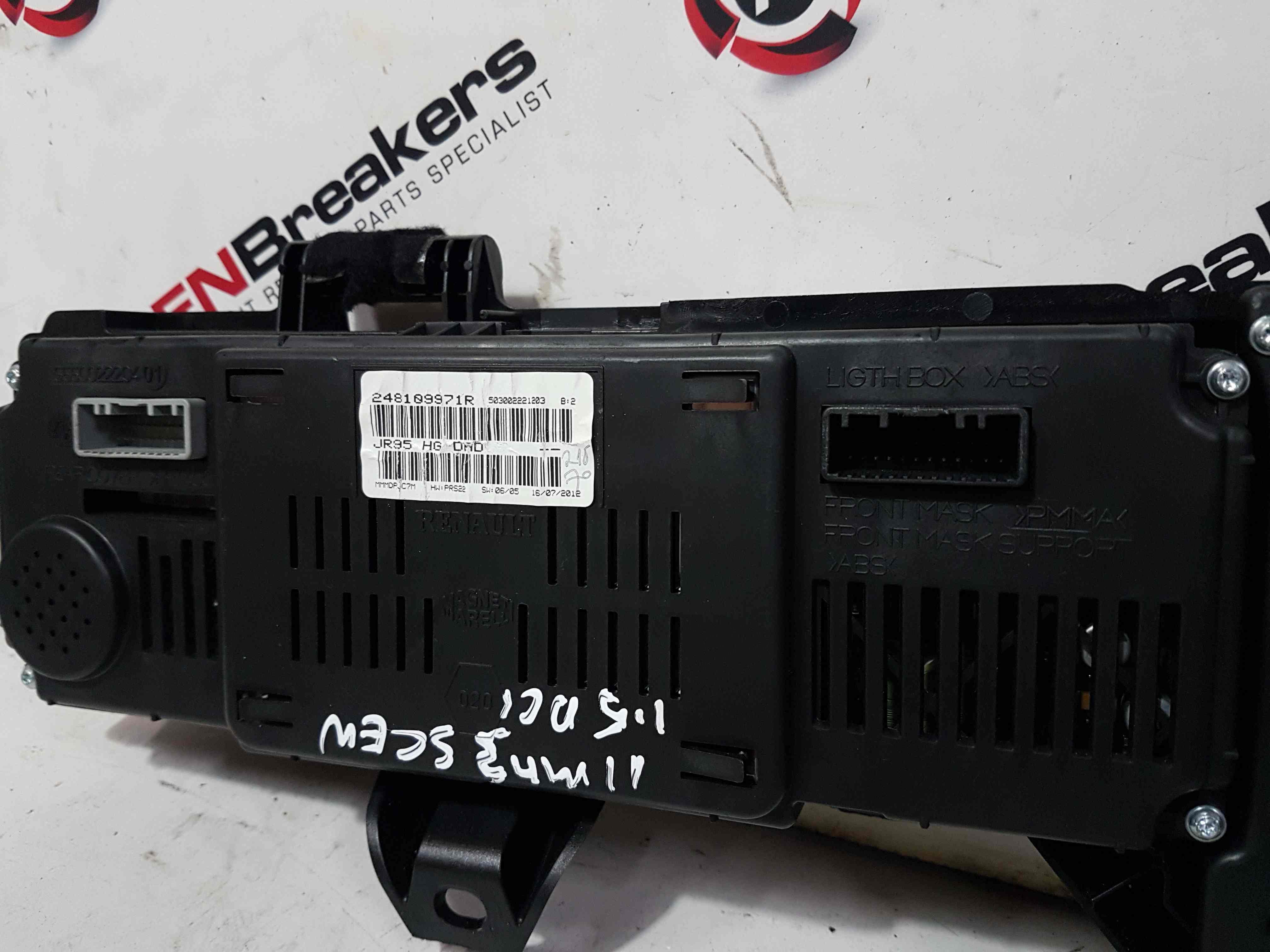 Thumb 3 Renault Scenic MK3 2009-2013 Dashboard Instrument Panel Clocks 248109971R 116k