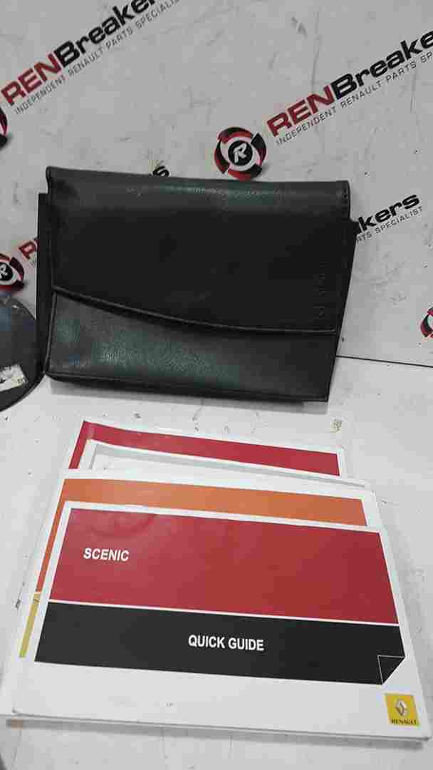 Renault Scenic MK3 2009-2013 Document Wallet Folder + Manuals