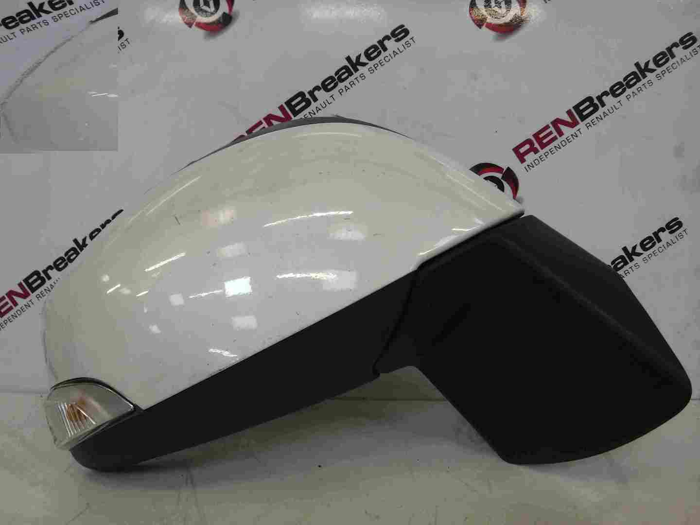Renault Scenic MK3 2009-2013 Drivers OS Wing Mirror White TEQNC
