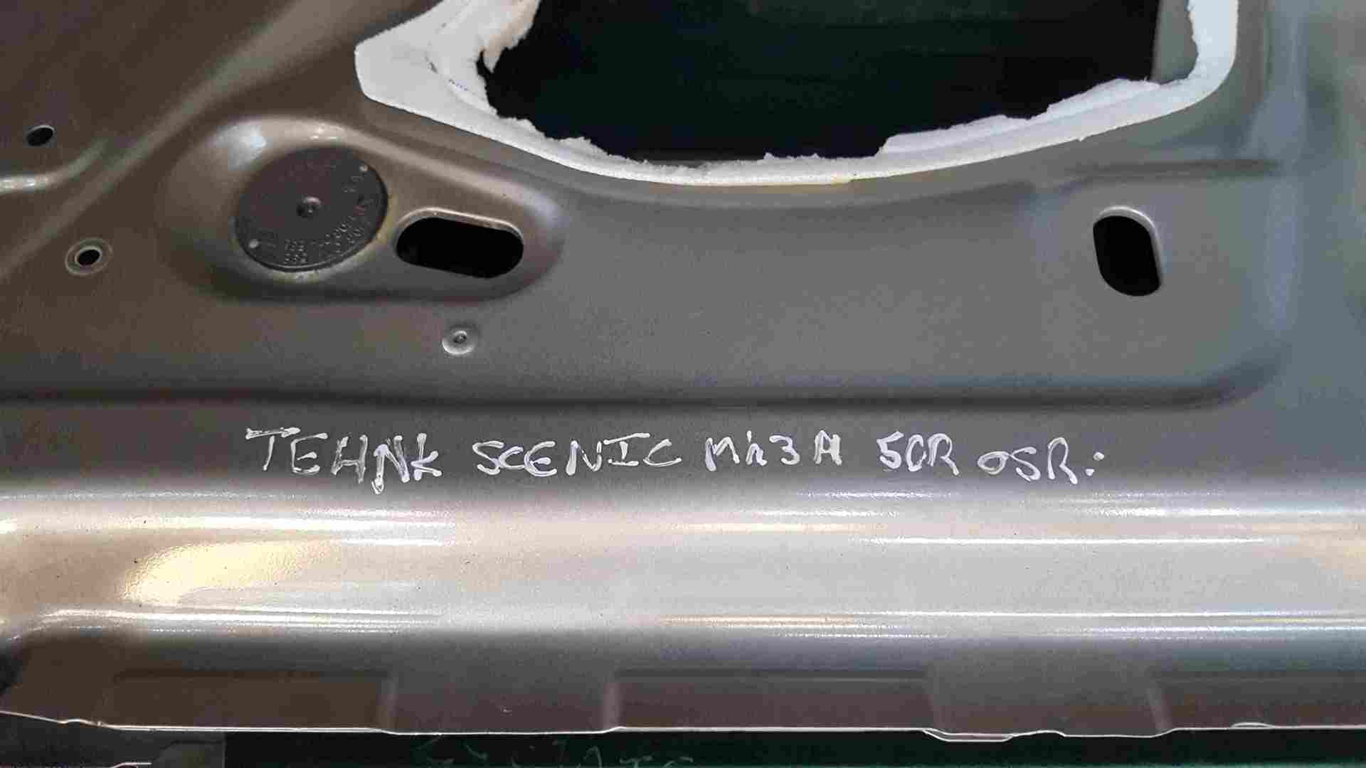 Thumb 2 Renault Scenic MK3 2009-2013 Drivers OSR Rear Door Beige TEHNK