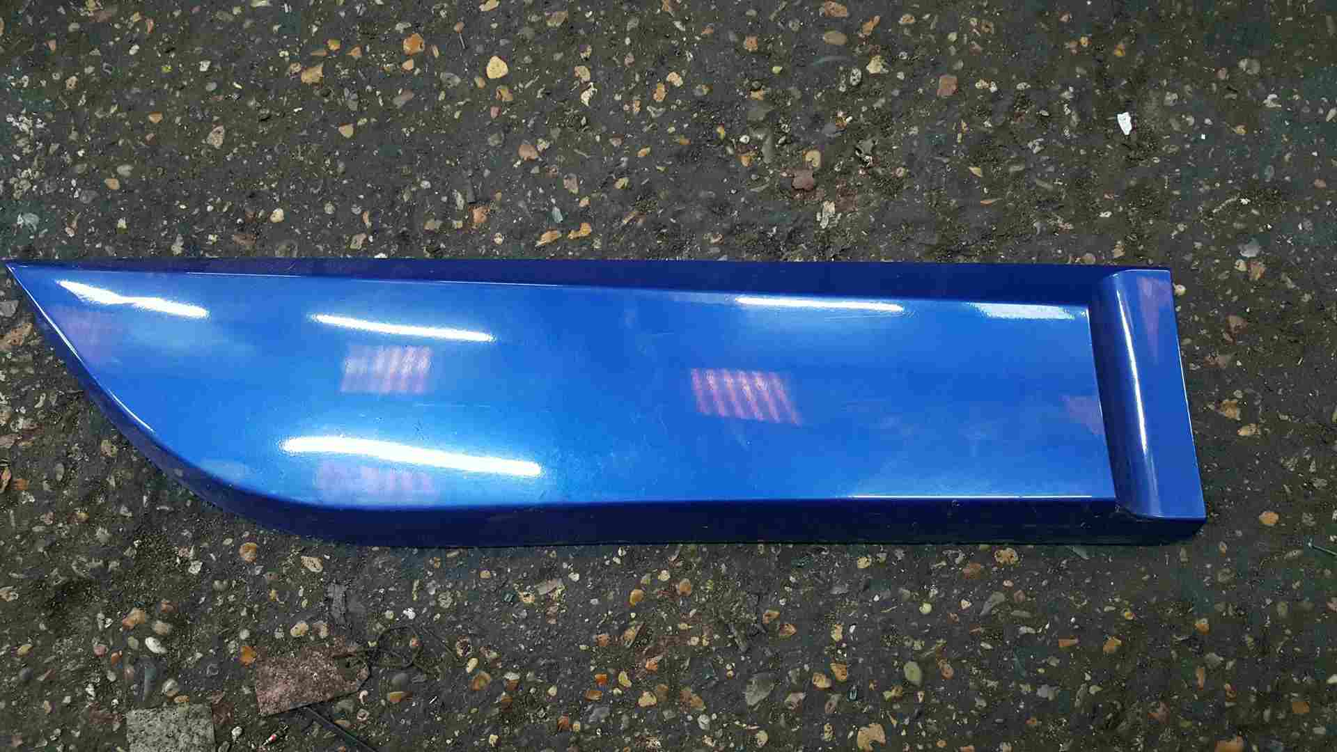 Renault Scenic MK3 2009-2013 Drivers OSR Rear Door Moulding Trim Blue Terna