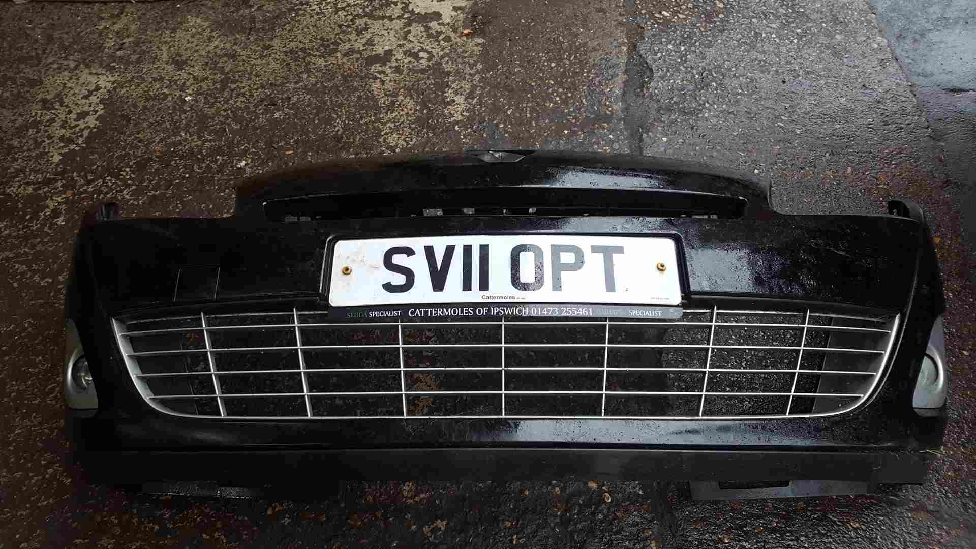 Renault Scenic MK3 2009-2013 Front Bumper Black Tegne