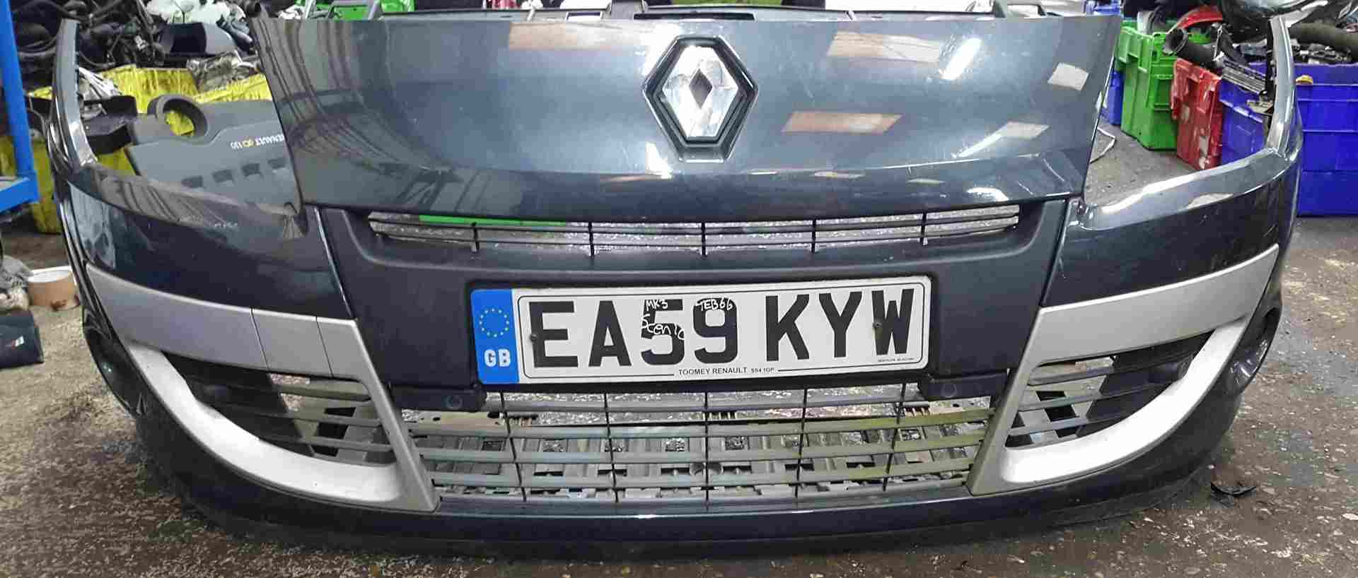 Renault Scenic MK3 2009-2013 Front Bumper Grey TEB66