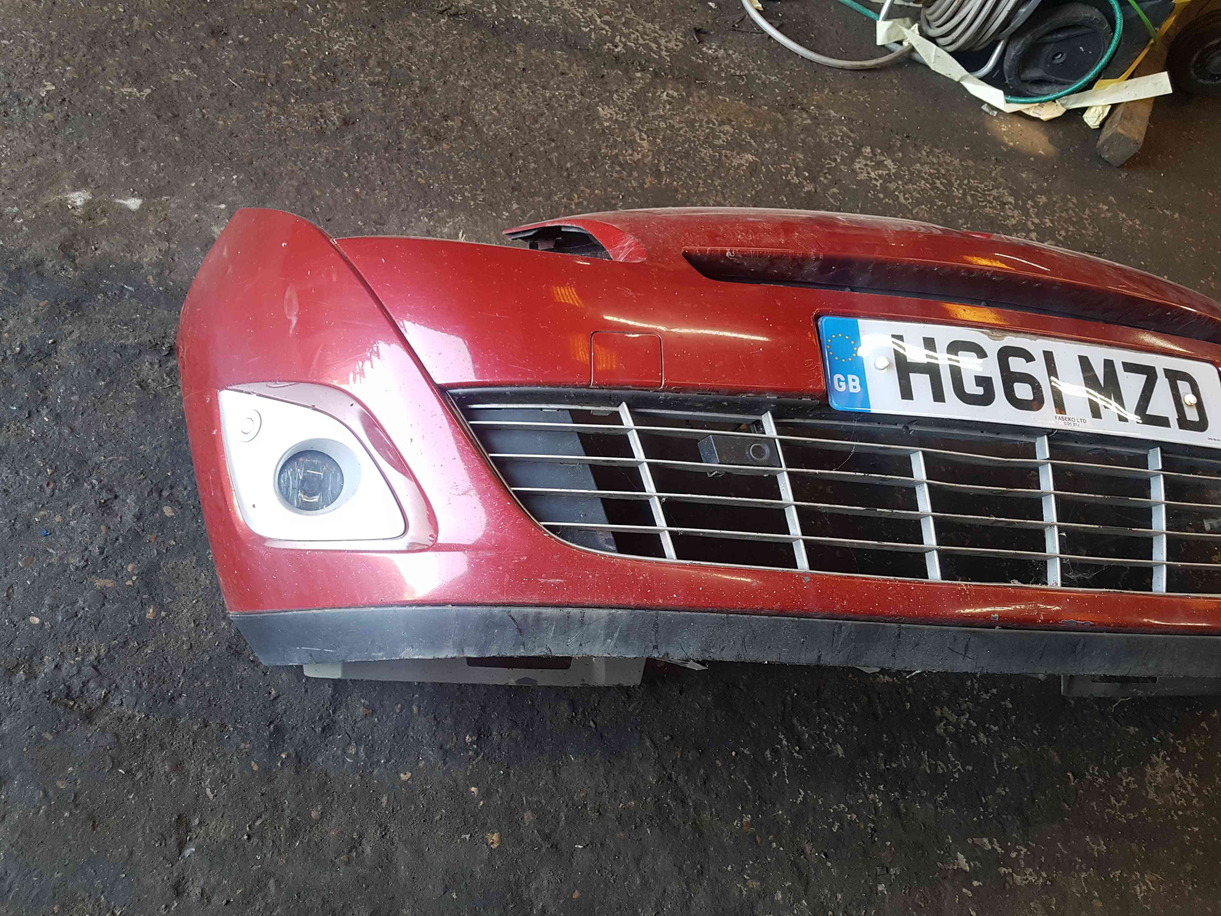 Thumb 6 Renault Scenic MK3 2009-2013 Front Bumper RED Tennj + Parking Sensors