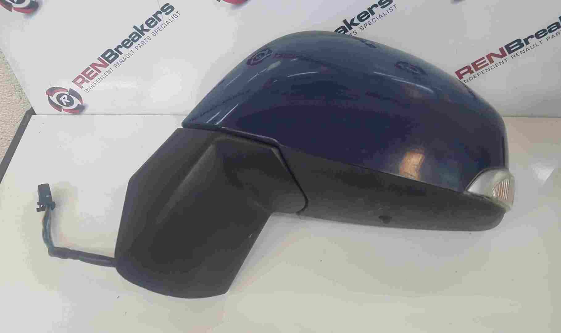 Renault Scenic MK3 2009-2013 Passenger NS Wing Mirror Blue OV460